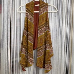 Vest by Lush in Rich Browns